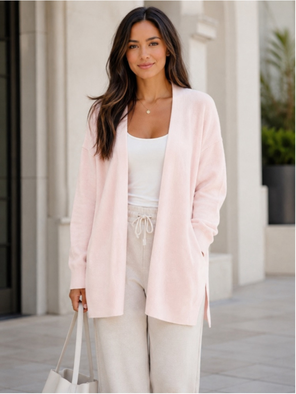 Lululemon Side Slit Sweater Wrap Women’s 4 Strawberry Milkshake Pink Athleisure